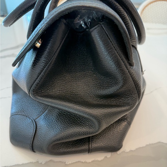 Roberto Cavalli Black Pebbled Leather Shoulder Bag - Picture 8 of 12